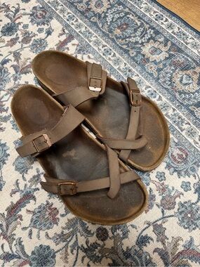 Birkenstocks Mayari Sandals Taupe Tan in Womens size 9-9.5